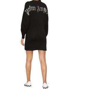Palm Angels Glitter Logo‎ Dress Sz L